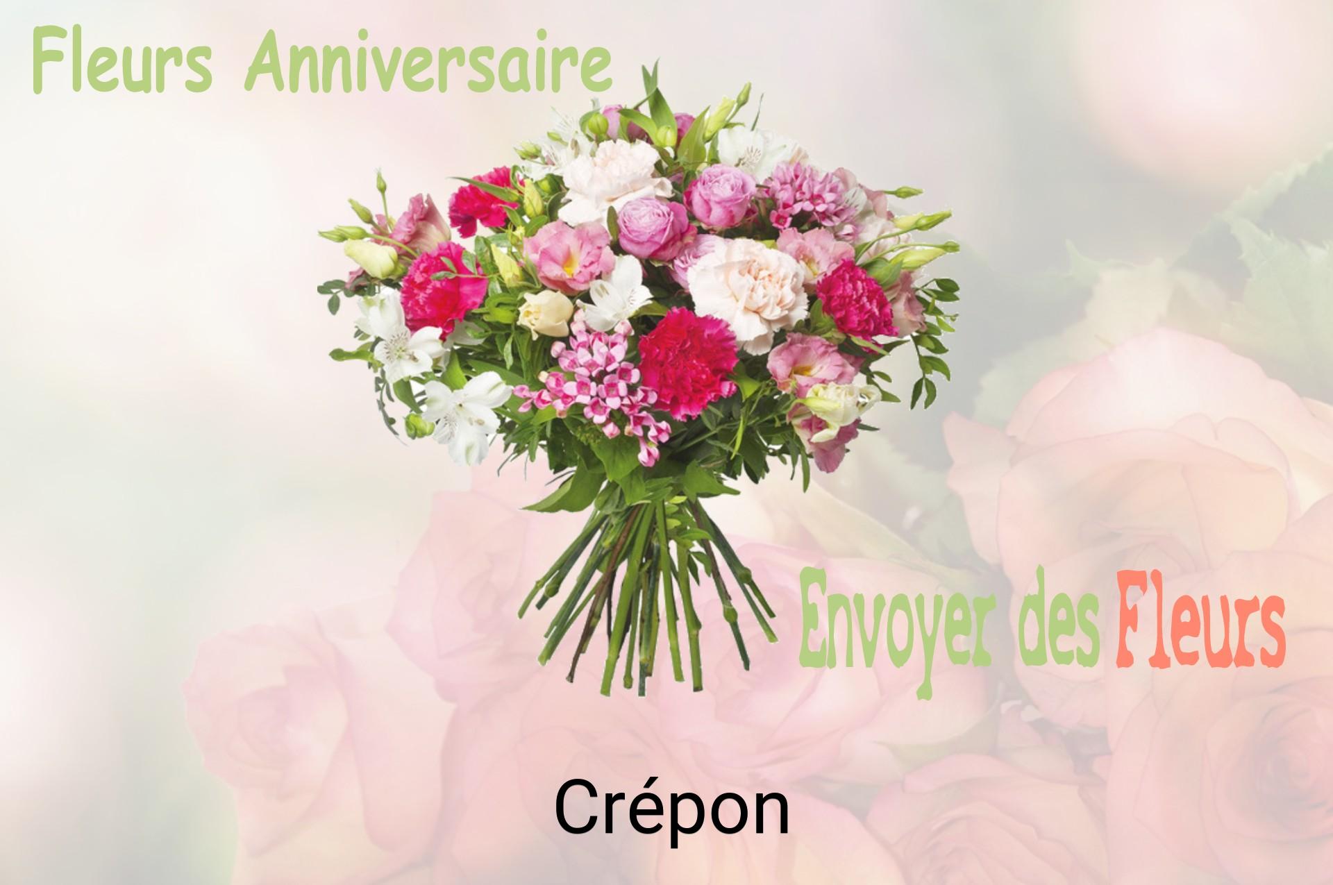 Bouquet de fleurs d’anniversaire livré à Crépon