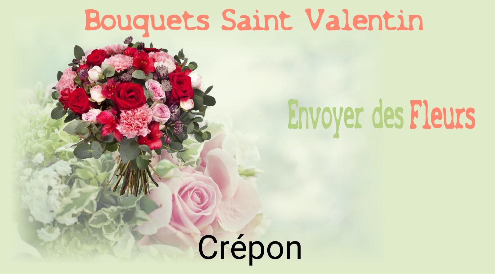 Roses de Saint-Valentin livrées à Crépon